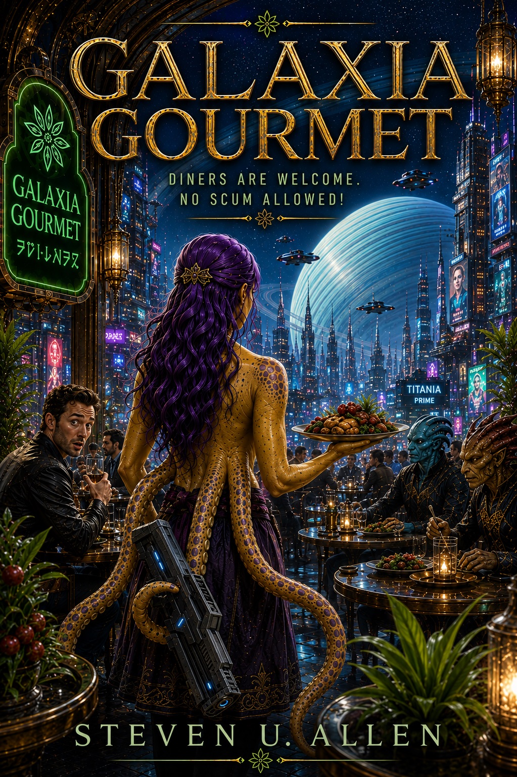 Cover of Galaxia Gourmet by Steven U. Allen